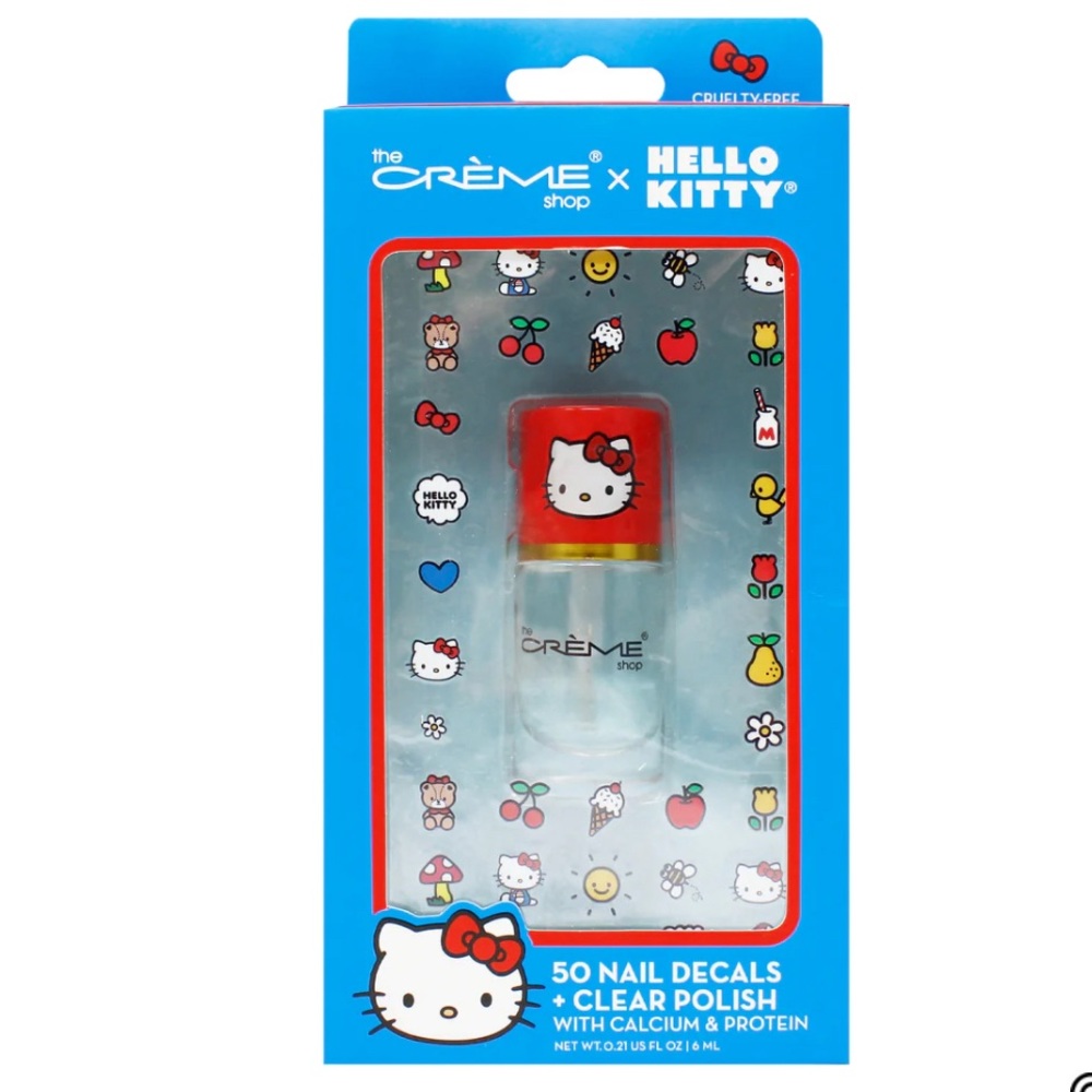 Hello Kitty x The Crème Shop Nail Decal + Polish Set